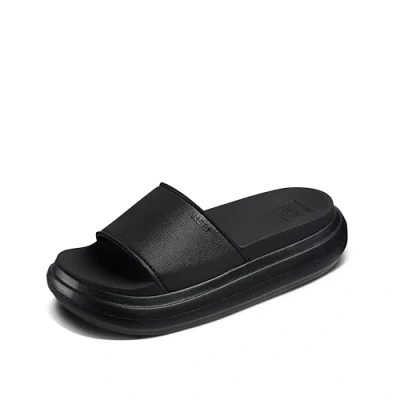 Imagen de Reef Cushion Bondi BAY Sandalias planas, Mujer, Talla: 38.5, Black Fibra sintética