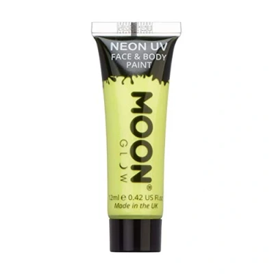 Imagen de Moon Glow Pintura corporal y facial intensa de neón UV Pastel Amarillo 12 ml