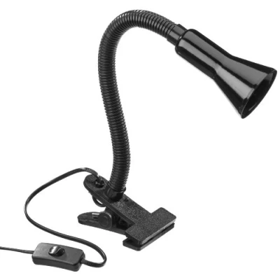 Imagen de Trio 5028010 02 Serie 5028 Pinza, bombilla excluida, E14, 40 W, 230 V, A++, E, IP20, 45 x 8 27,5 cm, diámetro 7 plástico, negro
