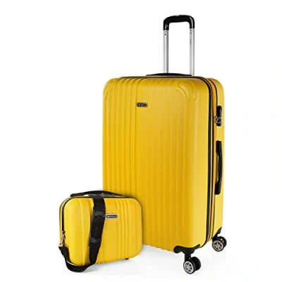 Imagen de Itaca Sevron SET Maleta de cabina, Talla: One Size, Amarillo