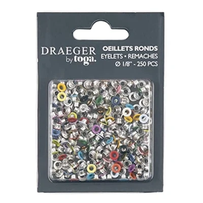 Imagen de Toga Mahé OE11 œillet Redondo Metal 0,3 x 0,1 cm, Multicolor