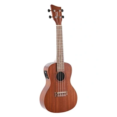 Imagen de GEWA Concert Manoa K CO E Sapelli Ukelele eléctrico (con funda), color mate