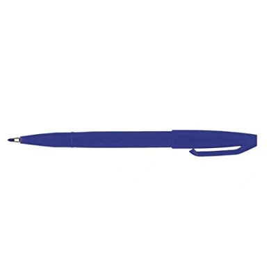 Imagen de Pentel Signo Pluma Fina Fibra Punta Fieltro Acrílico Azul, Pack Of 1