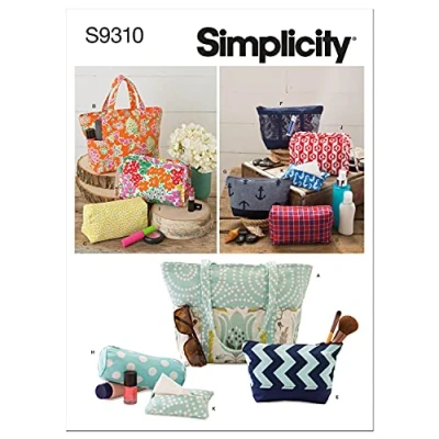 Imagen de Simplicity SS9310OS UNDEFINED Accessories OS (One Size) Accesorios sin Definir (Talla única), Papel, Blanco