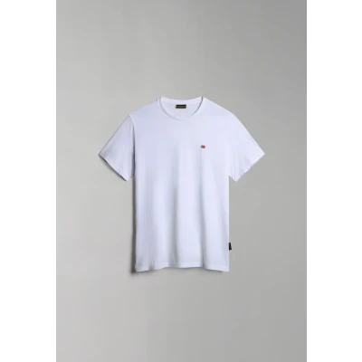 Imagen de Napapijri Salis Camiseta básica, Hombre, Talla: XS, Bright white