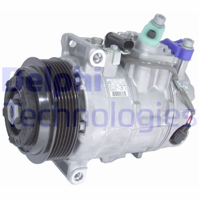 Imagen de DELPHI TSP0159961 compresor de Aire Acondicionado Denso 6SEU16C PAG 46 con aceite MERCEDES BENZ: Clase C Berlina, E Berlina
