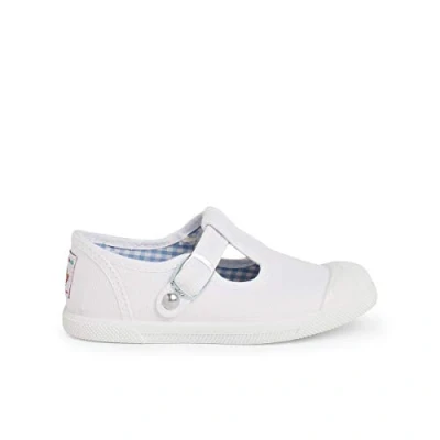 Imagen de Pisamonas Bailarinas con hebilla para niños, Talla: 19, Blanco Zapatos