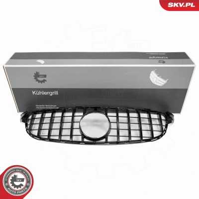 Imagen de ESEN SKV 66SKV525 Parrilla negro, brillante sin cámara MERCEDES BENZ: Clase C Cabrio, Sedán, Coupé