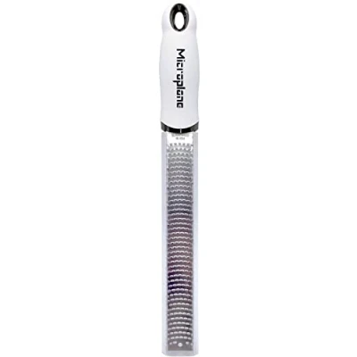 Imagen de Microplane Zester Rallador, Acero Inoxidable, Blanco, 32.50x3.5x2.56 cm
