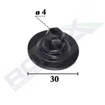 Imagen de ROMIX C70543 Clip, listón VOLKSWAGEN: Tiguan II, Golf 6, 5, AUDI: A4 B8 Berlina, A3 Hatchback, Q5, SKODA: Octavia 2 Combi, II Hatchback