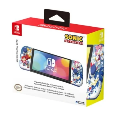 Imagen de Mando Nintendo Switch Hori Split Pad Compact, Switch, Para modo portátil, Joy Con, Licencia oficial, Multicolor