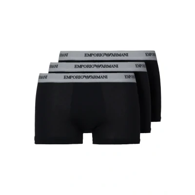 Imagen de Emporio Armani Stretch Trunk 3 PACK Culotte, Hombre, Talla: Small, Nero