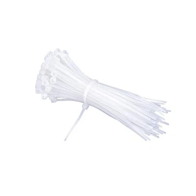 Imagen de V TAC 100 bridas para cables de 4,5 mm ancho atar cables, electricista, casa, oficina, bricolaje (4,5 x 350 mm, blanco)