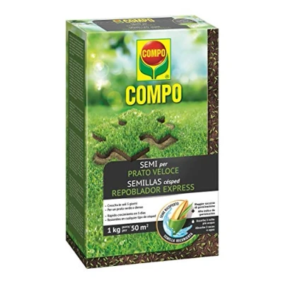 Imagen de COMPO Semillas de césped repoblador Express, para 50 m², 1 kg, 2357802011