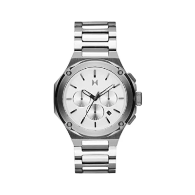 Imagen de MVMT Reloj Cronógrafo de Cuarzo para hombre con Correa en Acero Inoxidable plateada 28000225 D