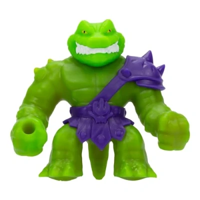 Imagen de Heroes of Goo Jit Zu Stretch Strikers, mandíbula de Roca pegajosa, blindada para la Batalla, con Relleno único Goma esponjosa, se estira hasta 3 Veces su tamaño