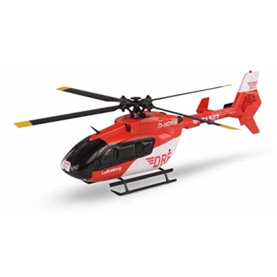 Imagen de Amewi 25327 AFX 135 DRF Helicóptero de 4 Canales (6 G, 2,4 GHz, RTF), Color Rojo y Blanco