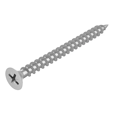 Imagen de SECCARO Tornillo para madera aglomerada, 5 x 60 mm, acero inoxidable, V2A, VA A2, rosca completa, 150 unidades