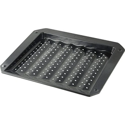 Imagen de Zenker Rustidera o Bandeja Perforada para Horno Grill y Barbacoa en Acero con Revestimiento Antiadherente esmaltado 38x3