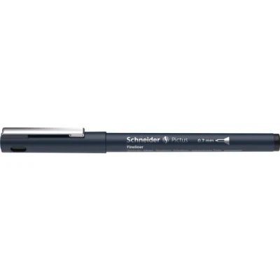 Imagen de Schneider Pictus Fineliner Bolígrafo, 0,7 mm Ancho de línea, Negro