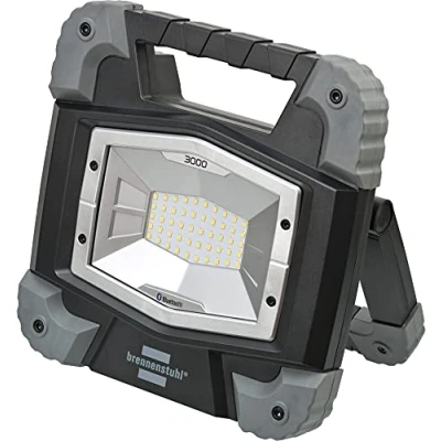 Imagen de Brennenstuhl Foco de trabajo TORAN 3050 MB con control por Bluetooth/Foco LED construcción 30W para interior y exterior (3400lm, app, cable RN 5m, IP55)