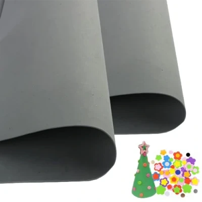 Imagen de 2 hojas de espuma EVA gris para cosplay, 1 mm grosor, 50 x 100 cm, papel manualidades, proyectos bricolaje