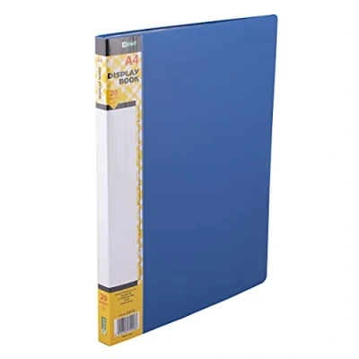 Imagen de D.RECT Juego de 20 Carpetas Polipropileno Alta Transparencia Etiqueta Contenido la Columna Vertebral A4 Color : Azul