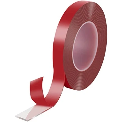 Imagen de POPPSTAR Cinta doble cara transparente de acrílico (5 m x 19 mm 2 mm) adhesiva acrilica