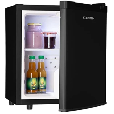 Imagen de KLARSTEIN Nevera Pequeña para Habitación, Mini Comida, Bebidas, Cerveza, Cosméticos, Frigirificos Pequeños Temperatura 0 15C, Neveras Pequeñas 30L, Estantes Ajustables Casa y Oficina