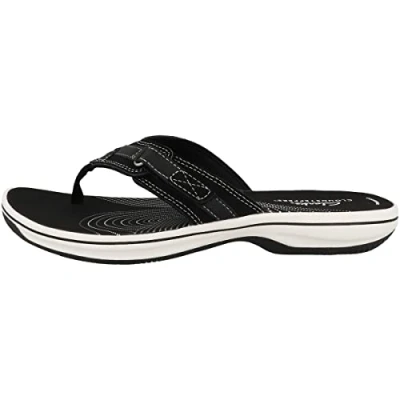 Imagen de Clarks Brinkley Sea, Chanclas Mujer, Black Synthetic, 41 EU