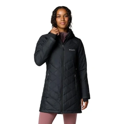 Imagen de Columbia Chaqueta Larga y Acolchada con Capucha para Mujer, Heavenly