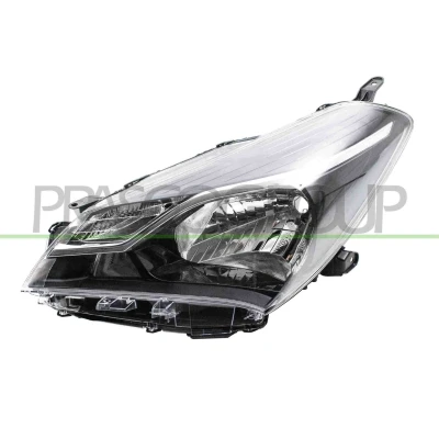 Imagen de PRASCO TY3304804 Faros izquierda H4 negro sin servomotor para reg. alcance luces TOYOTA: Yaris III Hatchback