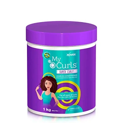 Imagen de Novex Mis Rizos, Super Curly Crema de Peinar, 1 kg/35.3 oz.