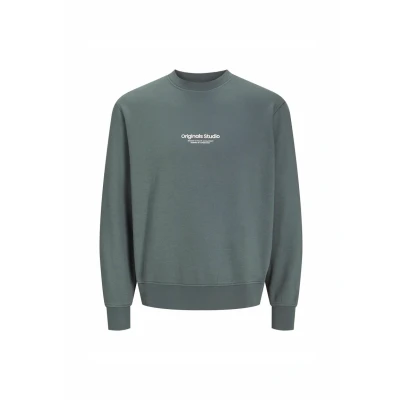 Imagen de Jack &amp; Jones Jorvesterbro CREW NECK NOOS Sudadera, Hombre, Talla: Large, Stormy weather