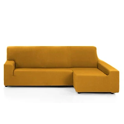 Imagen de Martina Home Tunez Funda chaise longue Brazo derecho Mostaza (visto de frente)