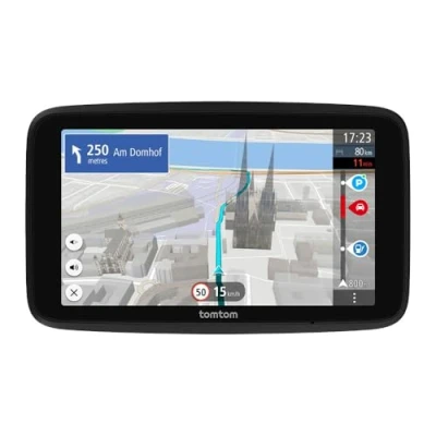 Imagen de TomTom GPS Coche GO Navigator 6&#039;&#039; (información de tráfico en Tiempo Real,alertas radares Durante 12 Meses, mapas Europa, actualizacionesvia Wi Fi, Servicios Premium, Soporte magnético)