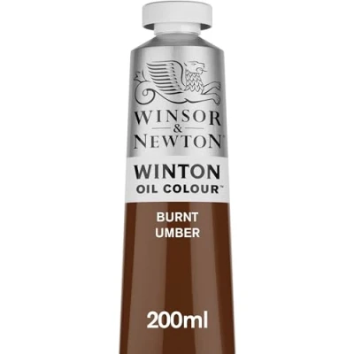 Imagen de Winsor &amp; Newton Winton Tubo De Pintura al Óleo, 200 ML, marrón (Tierra Sombra Tostada)