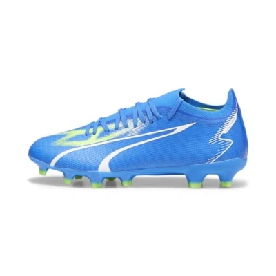Imagen de PUMA Ultra Match FG/AG Wn&#039;s, Zapatillas de fútbol Mujer, Azul y Blanco, 37 EU
