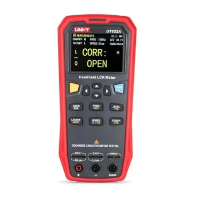 Imagen de Uni T UT622A Medidor de componentes portátil, para inductores, resistencias y capacitores Sus propiedades secundarias
