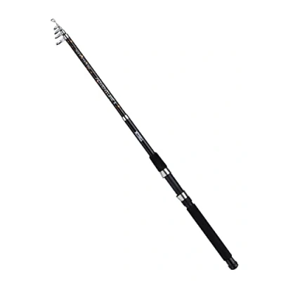 Imagen de Mitchell Adventure 2 Spinning Rod Cañas de señuelo Pesca Vidrio Compuesto Duradero con guías Acero Inoxidable para Agua Dulce y mar, Negro/Naranja, 2.70 m/15 40 g, 1558849