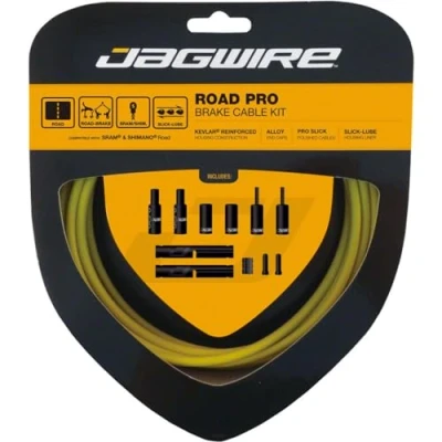 Imagen de Jagwire PCK207 Kit de cables y fundas para adulto, color amarillo