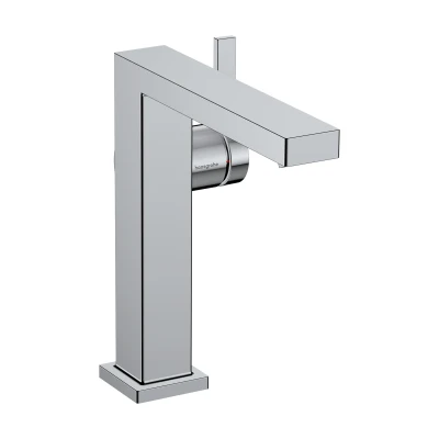 Imagen de hansgrohe Tecturis E Fine grifo lavabo sin desagüe, ahorro de energía (CoolStart), monomando 173 mm, mezclador agua (EcoSmart+), cromo, 73041000