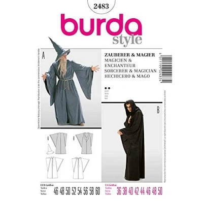 Imagen de Patrón Burda 2483 Carnaval Mago, Encantador