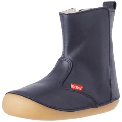 Imagen de Kickers Socool Cho, Zapatos Planos Mary Jane Unisex bebé, Azul Marino, 19 EU