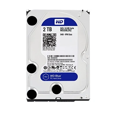 Imagen de WD Blue Disco duro para ordenadores de sobremesa 2 TB (5400 rpm, SATA a 6 Gb/s, 64 MB caché, 3,5&quot;) azul