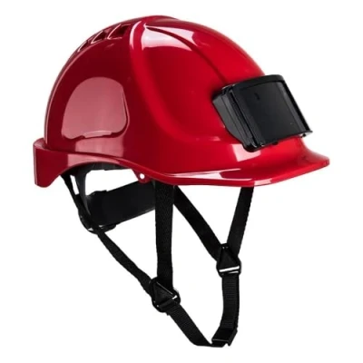 Imagen de Portwest PB55 casco con ventilación para identificación, color rojo