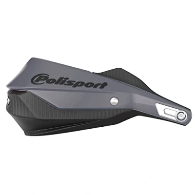 Imagen de POLISPORT 8308800007 Paramanos TRAIL BLAZER fabricado en plástico, kit de montaje incluido compatible con todos los modelos MX/enduro color nardo gris/negro