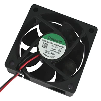 Imagen de Ventilador 12 V DC 1,44 W 60 x 20 mm, 38,3 m3/h 4700U/Min Sunon EE60201S11000U999