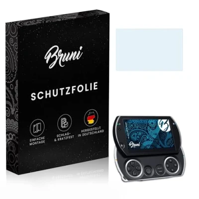 Imagen de Bruni Película Protectora compatible con Sony PSP Go N1000 Protector Película, claro Lámina (2X)