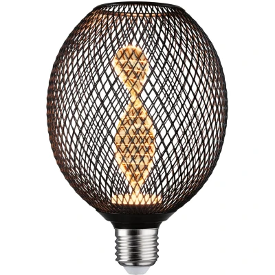 Imagen de Paulmann Globe LED Metallic Glow Helix E27 negro
